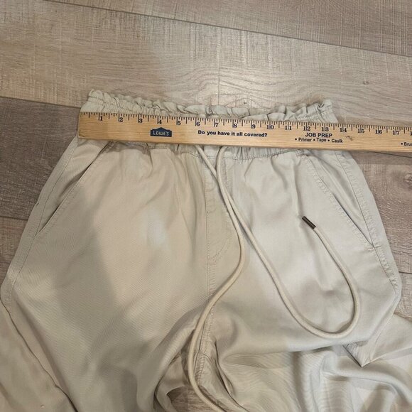 LOFT WOMENS XS CREAM PULL ON WIDE LEG PANTS - Picture 7 of 10